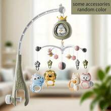 Remote Control Baby Crib Mobile With Projection, Music And Night Light Function | ABS Animal Shaped Rotating Toy | Soothing Lullaby To Help You Sleep Peacefully And Relax | Ideal Newborn Gift