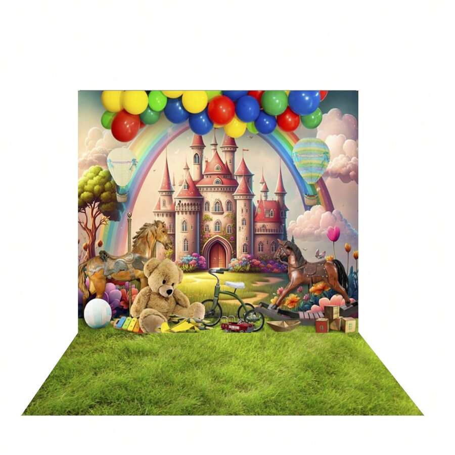 Photographic Background Panel Scenery Fabric Children's Day Toys Sublimated - FDCRI0021 - 查看 1