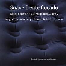 Colchón Inflable Matrimonial Con Bomba Aire Color Azul Hasta 300kg De 191cm X 137cm X 22cm Pvc Forrado Con Vellón, Portátil Exterior Genérica Camping - Morado - Ver 10