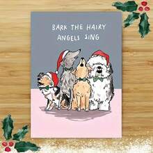 Unique Cartoon-Themed Christmas Greeting Card For Friends & Family - Ideal Holiday Gift