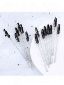 500 pezzi 100 pezzi 10 pezzi Applicatori monouso per mascara e sopracciglia, adatti per estensione ciglia e sopracciglia, colore nero