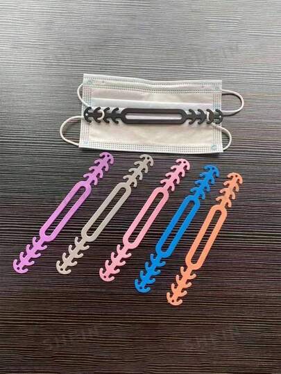 5PCS/10PCS/20PCS Random Color Disposable Mask Anti Pinch Hook Ear Protection Adjustable Buckle