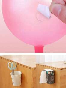 100pcs/Roll Double-Sided Transparent Balloon Glue Dots For Wedding & Birthday Decoration,