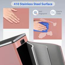 2 X 30L Kitchen Rubbish Bin, With 2 Compartments, Soft-Closing Metal Pedal Bin With Lid And Plastic Inner Bucket For Waste Separation, Rectangular - Orange - View 5