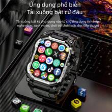 LOKMAT Đồng hồ thông minh APPLLP 7 MAX, màn hình AMOLED 2.06 inch, hỗ trợ thẻ SIM 4G/5G, tương thích với thiết bị Android & iOS, camera độ phân giải cao xoay 180°, dữ liệu di động, Wi-Fi, tải ứng dụng của bên thứ ba, hệ điều hành Android 8.1. - APPLLP 7 MAX - Xem 8