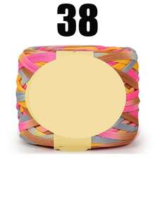 1/3 件 T 恤纱线,机织面料针织纱线,用于钩编和编织包、靠垫、玩偶、手工艺品钩编项目 - 彩色 - 查看 98