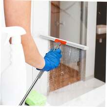 1 件高效窗户清洁刮刀 Bominstore 可伸缩地板洗涤器杆玻璃刮水器适用于窗户家庭清洁、卧室清洁和家庭清洁 - 彩色 - 查看 6