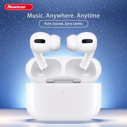 Newmine T5S True Wireless Bluetooth Earbuds, Semi-In-Ear Lightweight Design, Bluetooth 5.3 Stable Connection, Type-C Fast Charging, ENC Call Noise Cancellation, Smart Touch Controls, Universal For Running And Exercise, Compatible With Apple, Huawei, And Xiaomi Phones