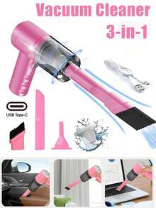 Easypie Selection 7.4V High-Power Super Suction Vacuum Cleaner, Rechargeable Lithium Battery Ultra-High Battery Life Portable Vacuum Cleaner, A Must-Have For Holidays, Summer Vacations And Travel,Best Gifts For Friends, Graduation Gifts, Back-To-School Gifts, Christmas Decorations, Valentine's Day Gifts, Gifts For Mom And Dad, Halloween, Thanksgiving, Personalized Gifts, Birthday Gifts, New Year Gifts