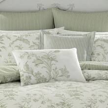 Natalie Bonus Comforter Set Twin Sage Green - Natalie Sage OffWhite - Ver 5