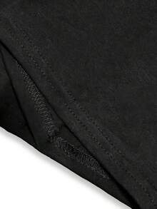 One Piece Of 100% Pure Cotton 180g  Authorization Men's Cotton Fly Fishing Pattern T-Shirt - Breathable Quick-Drying Round Neck Short Sleeve, Geometric Fish And Mountain Landscape Print, Four Seasons Casual Outdoor Hiking Camping Fishing Shirt - DXH00209, Adventure Apparel, Lightweight And Vibrant Top - 黑色 - 查看 4