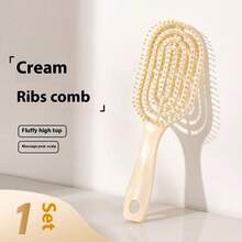 1 Stück/4 Stücke flauschiger Luftpolster Haarbürstenset, Langhaar-Glättungsbürste, für Studenten-Wohnheim & Zuhause, Lockenmassage-Bürste