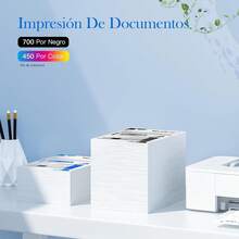 Cartucho de Tinta de Mayor Capacidad Compatible para HP 667 667 XL Compatible con HP DeskJet Ink Advantage 1275 2374 2375 2376 2775 DeskJet Plus 6475 6476 6075 (1 Negro 1 Color) - Tricolor, tricolor, tricolor - Ver 5