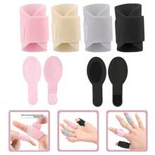 2-10 件/手指套和指带保护套蓖麻油拇指保护器指尖手套护具套健身房配件