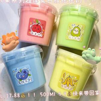 1 pieza Juguete de estrés creativo con burbuja de burbujas, slime de leche de alta estética no pegajoso, juguete para aliviar el estrés, regalo de cumpleaños/Navidad/Halloween, regalo perfecto