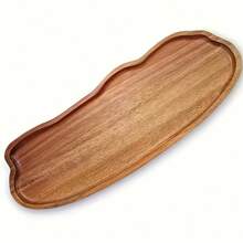 3/2/1 套装木质早餐托盘、浴室托盘、不对称造型餐盘、奶酪板、装饰厨房托盘、餐盘