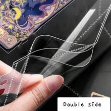 10pcs/20pcs/30pcs A5 Binder Clear Card Sleeves, 3 Inch Postcards Holder, Double Side 6 Holes Kpop Collect Book Refill Bags