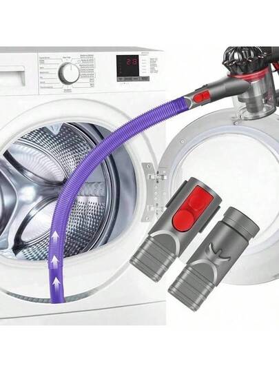 Dryer Vent Cleaner Kit, Hose Attachment Dyson V6 V7 V8 V10 V11 V12 V15 Cordless Vacuum, Perfect Flexible Crevice Tool view 4