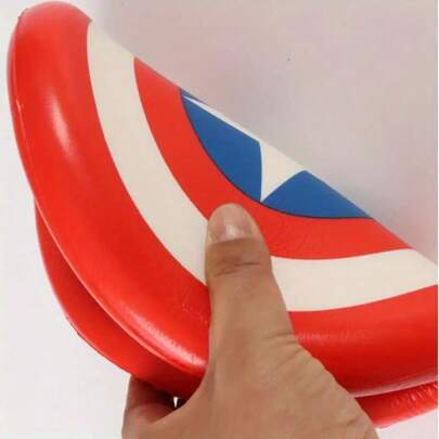 Marvel 1 Stück Soft Flugscheibe, professionelle Sportschaumflugscheibe, PU-Schaumflugscheibe, Outdoor-Transport, Handwurf-Flugscheibe