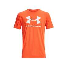 Under Armour Men's Sports Short Sleeve Orange - Naranja/Blanco - Ver 1