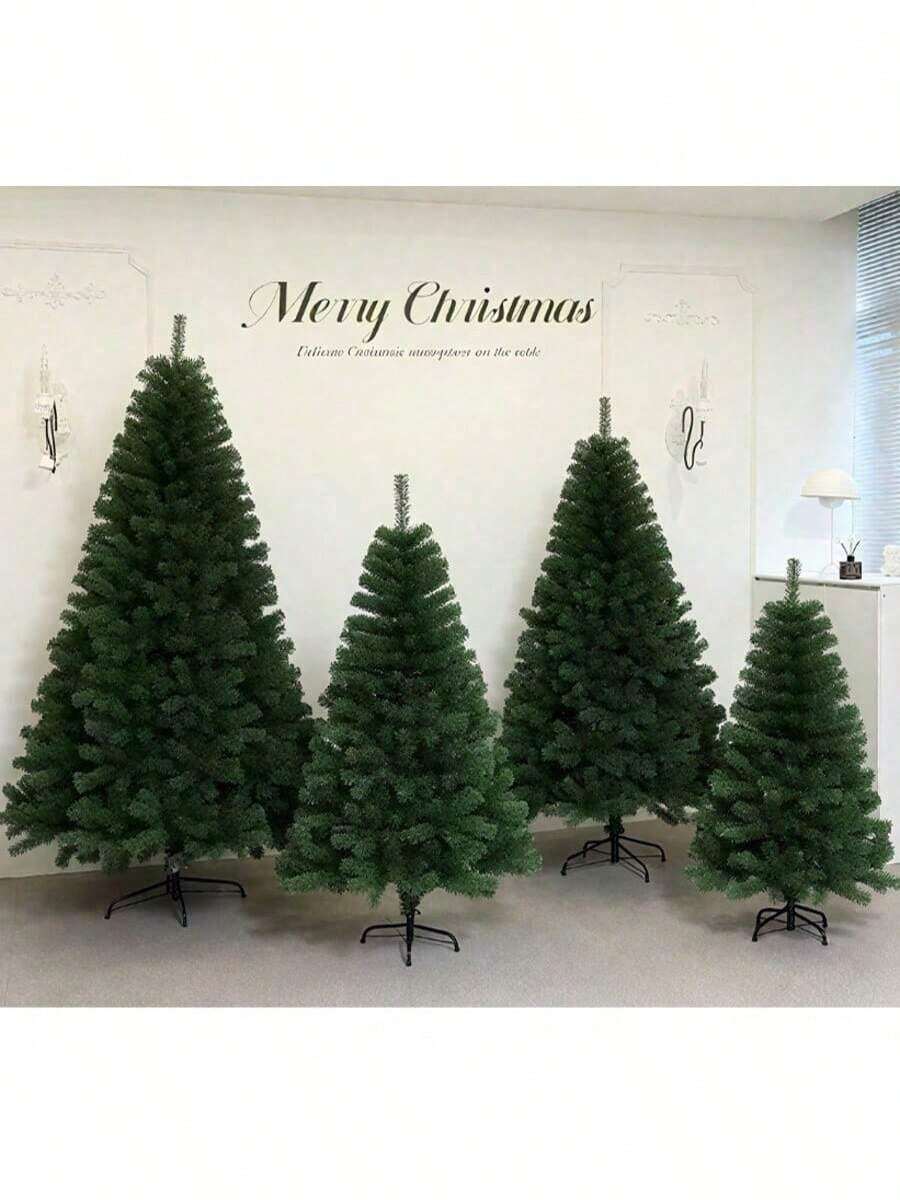 [8 Tùy chọn chiều cao] Cây thông Noel xanh / Trang trí ngày lễ cho gia đình & thương mại / Trang trí Giáng sinh với tán lá dày / Trang trí Giáng sinh - Cây thông Noel nhân tạo 60-300cm, Trang trí ngày lễ cho gia đình & thương mại, Trang trí phòng khách Giáng sinh, Trưng bày cửa sổ thương mại, Cây xanh với tán lá dày - màu xanh lá - Xem 1