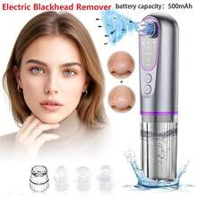 Elektrisches kleines Blasen-Mitesser-Entferner USB Wasserzyklus Porenreinigungs-Gerät Vakuum-Sauggesichtsreiniger-Werkzeug 500mAh