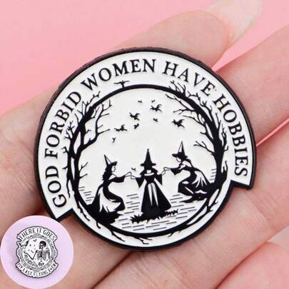 Witch Brooch, Funny Skeleton Ghost Lapel Pin, Badge For Backpack, Women Brooch, Jewelry For Clothes, Fashion Accessories