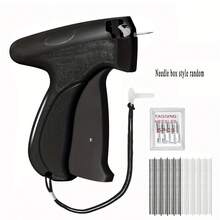 Stitch Gun For Gun Stitchy Clothes, Tagging Gun For Clothing, Handheld Tag Gun Quick Stitch Sewing Gun, Portable Quick Clothing Fixer Hemming Tool Includes 6 Needles And 1000 Black White Fasteners Mini Speedy Sticky Sewing Hemming Tool