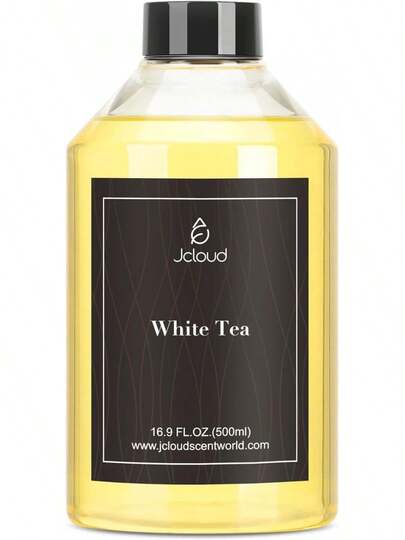 JCLOUD White Tea Hotel Diffuser Oil - 16.9 Fl Oz (500mL) - Luxury Cold Diffuser Oil Refill & Hotel Scent Essential Oils Bulk Home, Aromatherapy, Offices
