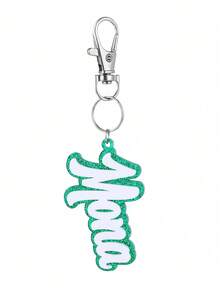 Personalized Acrylic Keychain With Customized Name And Letter Label Durable And Exquisite Backpack Accessories Mother's Day Unique And Creative Birthday And Valentine's Day Gifts - White - View 9