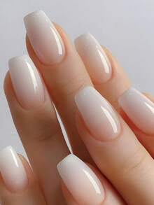 24 件 Y2K 升级版长棺材指甲，粉色渐变法式优雅简约别致奢华美甲套装，可拆卸假指甲适合节日、派对、约会、日常佩戴 - 西瓜粉 - 查看 1