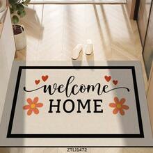 1PC Rectangular Cartoon Pattern Carpet, Suitable For Outdoor, Entrance, Living Room, Bedroom, Laundry Room, Bathroom, Game Room, Washable All-Season Decorative Mat, Home Decoration - Multicolor - View 2