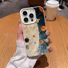 Ốp điện thoại hình phi hành gia bằng chất liệu TPU, họa tiết vũ trụ bao la, tương thích với iPhone/các dòng điện thoại khác. - trắng - Xem 2