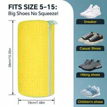Washing Shoe Bag Suitable For Washing Machine, Anti-Deformation Laundry Bag For Washing Shoes, Lazy Magic Machine Washing Shoe Bag, Lazy Shoe Bag, Cylindrical Washing Machine Polyester And Laundry Bag, Shoe Protection Bag, Anti-Deformation Laundry Bag. Christmas Home Supplies, Halloween Home Supplies