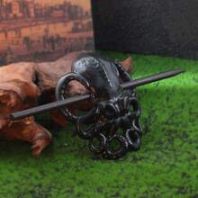 XJYHDY 1 Pc Gothic Pirate Octopus Hairpin - Vintage Octopus Hairpin Hair Accessories, Perfect For Cosplay, Halloween Theme Parties, Halloween Costume Accessories Hair Accessories, Octopus Dress Up Headwear Vintage Accessories (Black & Milky)