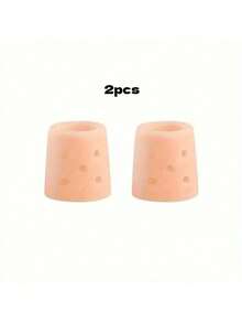 Breathable Perforated Toe Cover, Silicone Toe Protectors, (2/4/6/10/20 Pieces) Toe Covers Toe Tubes, New Material, Calluses, (For Small Toes), Silicone Toe Protectors For Overlapping Big Toes, Protections, Toe Separators, Gifts For Parents, Protectors, Great For Running, Hiking, Skating, And Dancing - Soft And Stretchy, Hand Washable Designed Finger Sleeves