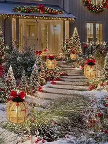 1pc IP65 Waterproof Bohemian Style Solar Lantern, Handwoven Solar Lamp, Hanging/Stake Solar Light, Balcony Outdoor Solar Light, Garden Decor Outdoor Lamp, Suitable For Patio, Terrace, Porch, Tree, Lawn, Path Decor, Christmas Decoration