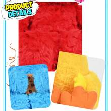 Sesame Street 芝麻街 14 英寸毛绒玩具，官方填充动物毛绒玩具，艾摩/饼干怪兽/大鸟可爱娃娃，柔软枕头，可爱睡娃娃，舒适陪伴，是送给孩子/朋友的完美生日礼物 - 餅乾怪獸 - 查看 7