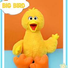 Sesame Street 芝麻街 14 英寸毛绒玩具，官方填充动物毛绒玩具，艾摩/饼干怪兽/大鸟可爱娃娃，柔软枕头，可爱睡娃娃，舒适陪伴，是送给孩子/朋友的完美生日礼物 - 餅乾怪獸 - 查看 10