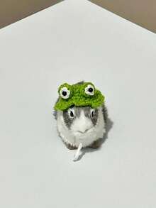 仓鼠草帽，仓鼠宠物小帽子，宠物仓鼠服装帽子，圣诞草帽可调节泰迪仓鼠头饰，泰迪仓鼠服装鹦鹉头饰，玄凤鹦鹉，豚鼠配饰