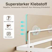 Estantes flotantes para pared - blanco - Ver 4