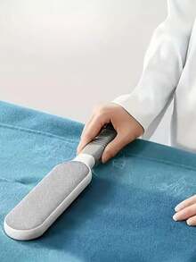 双面除毛器，手动静电粘毛刷，适用于宠物、衣物、沙发、家具、地毯清洁 - 彩色 - 查看 7