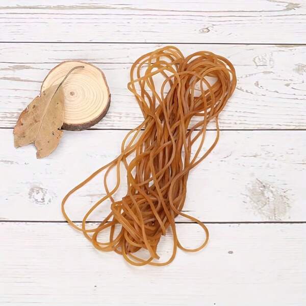 20/30/40/50pcs Durable & Elastic Rubber Bands, Suitable For Office, School And Home Organization - Great For Securing Trash Cans, Binders, Files (7.87inch*0.0551inch)