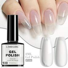 Limegirl凝胶指甲油套装，每瓶8毫升，UV/LED固化，持久耐用，不含酒精，适合DIY美甲沙龙，也是送给女性的礼物。