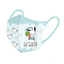 Sanrio Sanrio Children's 3D Stereoscopic Kuromi Cat Meileti Cartoon Cute Student 3-12 Year Old Baby Three Layer Protective Mask