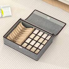 2-In-1 Drawer Organizer For Bra, Panties, Socks, And Closets - Xám - Xem 2