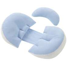 1pc U-Shaped Adjustable Pregnancy Pillow, Multifunctional Maternity Support Cushion For Back, Belly, Legs & Full Body, Soft Polyester Fiber, Suitable For Side Sleeping - Corduroy - View 7