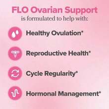 FLO Ovarian Health Support - Hormone Balance For Women, Supplement With DIM, Myo & D-Chiro Inositol, Folic Acid - Supports Healthy Ovulation, Cycle Regularity - 30 Servings - Viên nang hỗ trợ sức khỏe buồng trứng (Gói 1 viên) - Xem 2