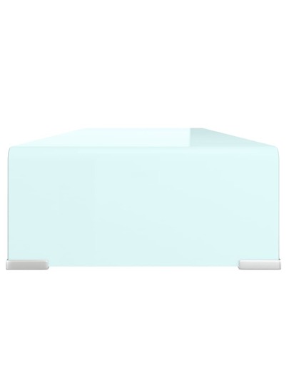VidaXL TV St /Monitor Riser 80x30x13 Cm Glass Groen view 5