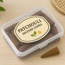 1/2 piezas de conos de incienso de citronela natural premium, elegantemente empaquetados, aromáticos, hechos a mano, adecuados para el dormitorio, purificación del hogar, meditación, eliminación de energía negativa, creación de ambiente, fragancia duradera sin plumas, decoración navideña perfecta